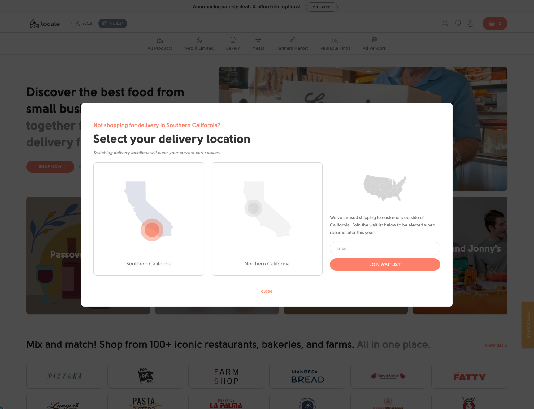 Region selector