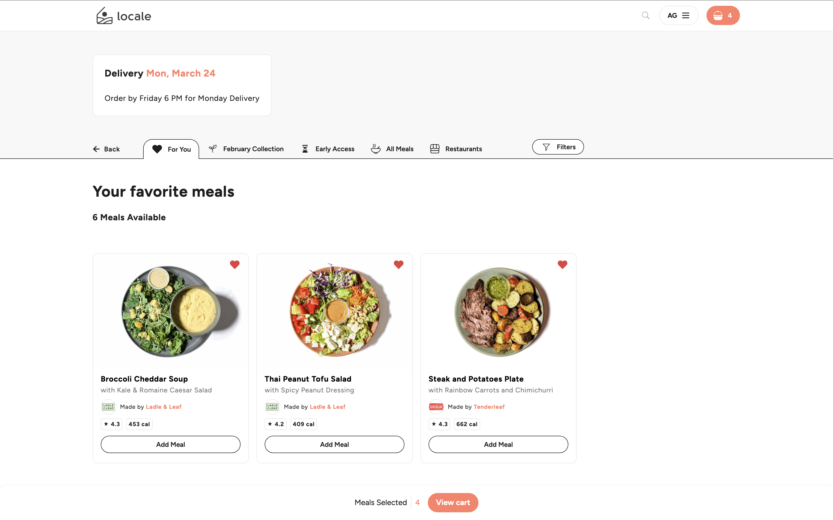 Browse — meals